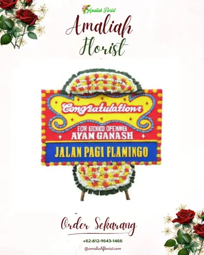 Bunga Papan Congratulation di Kalikangkung